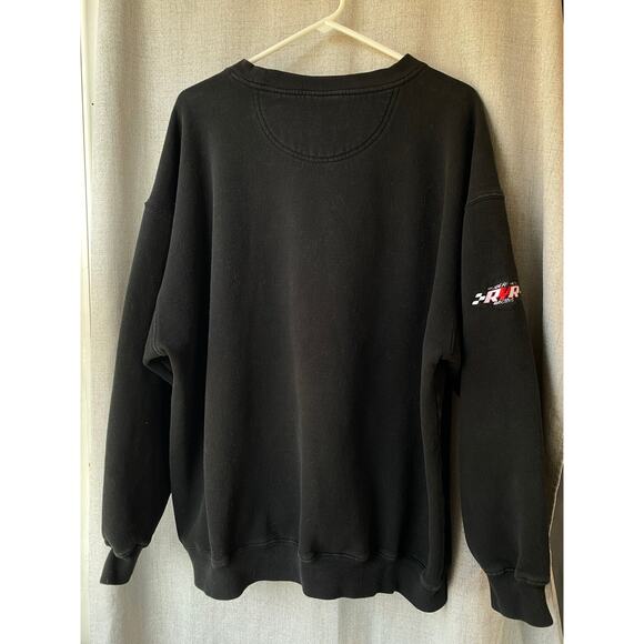 Vintage 90s Black UPS Racing Sweatshirt NASCAR Robert Yeats Size 2XL - Picture 6 of 6
